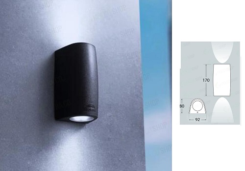 Marta 90 Applique UP&DOWN 2xGu10 3,5w CCT